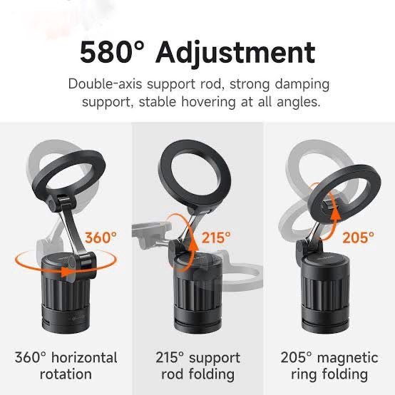 Magnetic Vacuum Phone Holder 📱✨