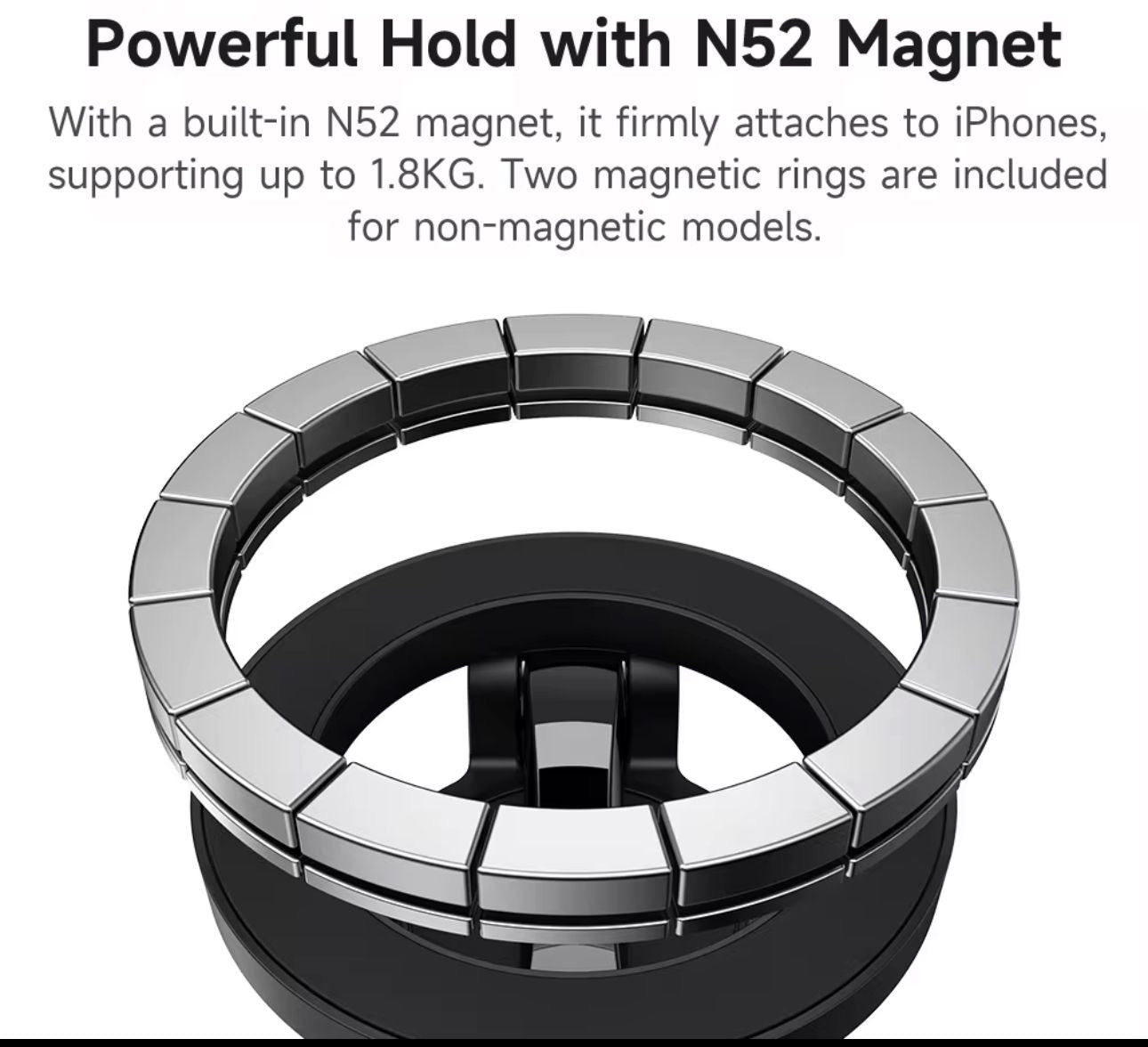 Magnetic Vacuum Phone Holder 📱✨
